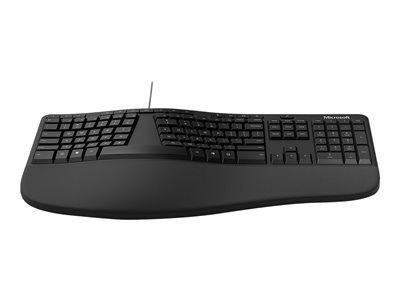Tastiera ergonomica Microsoft USB QWERTY Nordic Nero