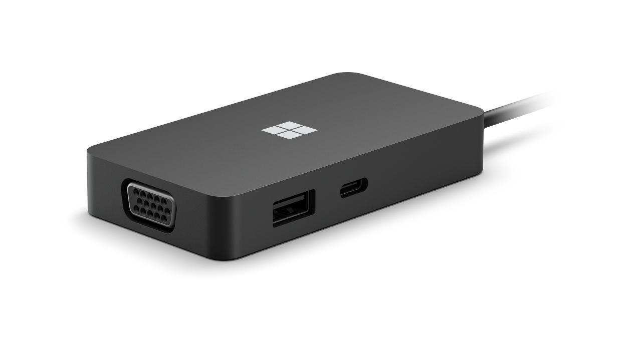 Microsoft SWV-00004 hub di interfaccia USB 3.2 Gen 2 (3.1 Gen 2) Type-C 1000 Mbit/s Nero