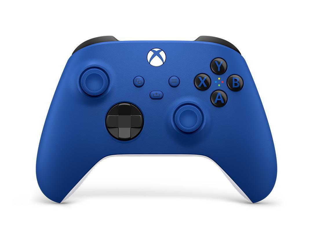 Controller Wireless per Xbox Microsoft blu shock