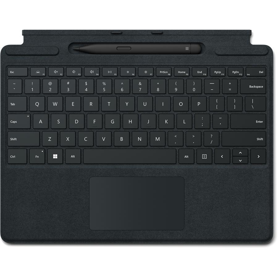 Microsoft Signature with Slim Pen 2 Nero Microsoft Cover port QWERTZ Tedesco