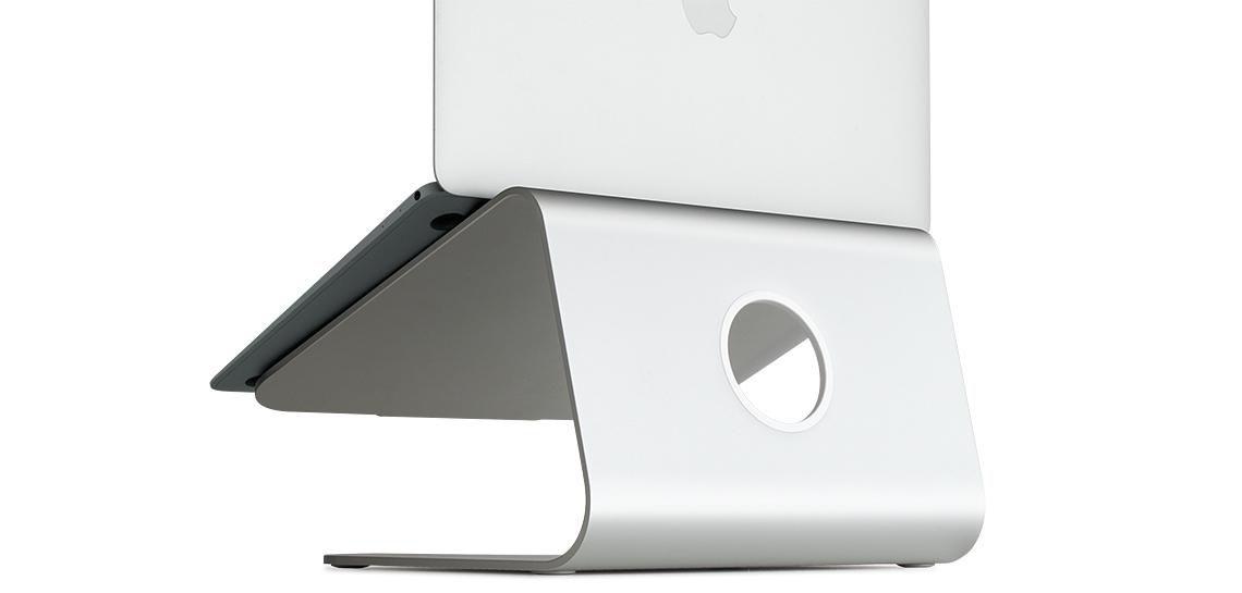Supporto per laptop mStand argento