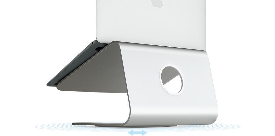 Supporto per laptop mStand360 argento
