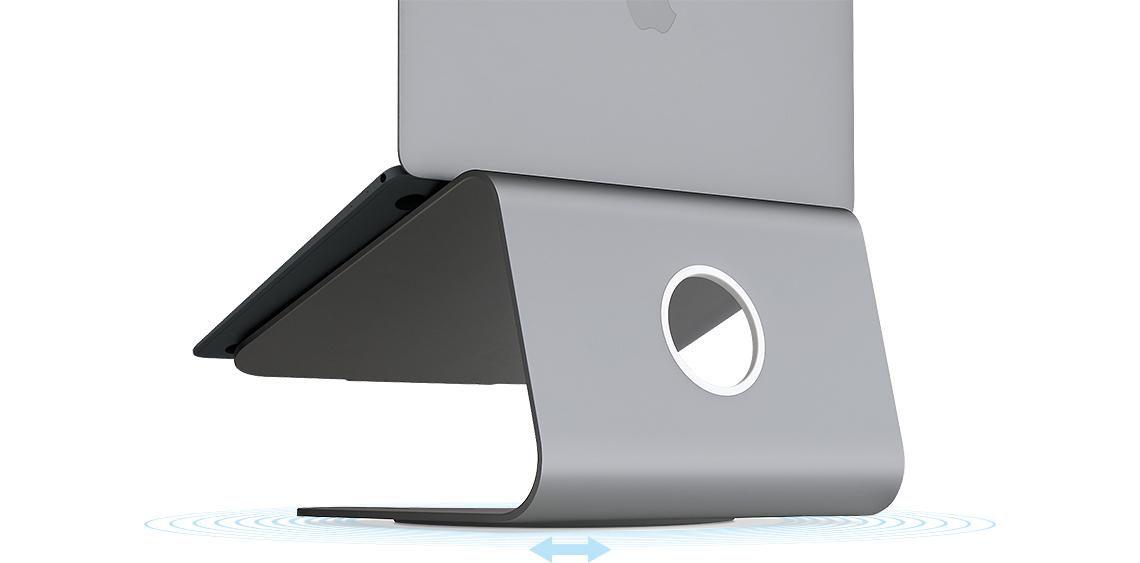 Supporto per laptop mStand360 grigio S