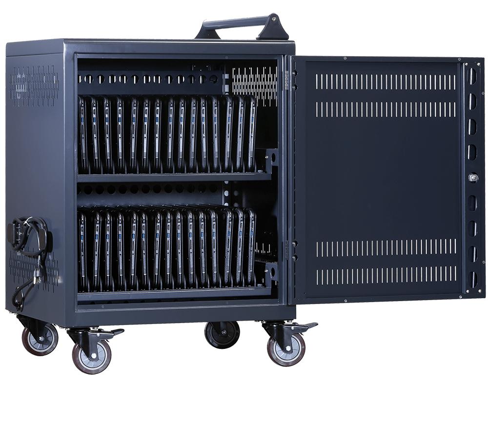 Power Technologies LITE Series AC-30 Carrello per la gestione dei dispositivi portatili Nero (AC-30 30-Bay Basic Charging)