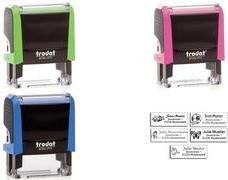 Trodat Children's Address Stamp Machine "Printy 4.0" 4912, consegna verde con voucher per creare un individuo (4912 4.0)