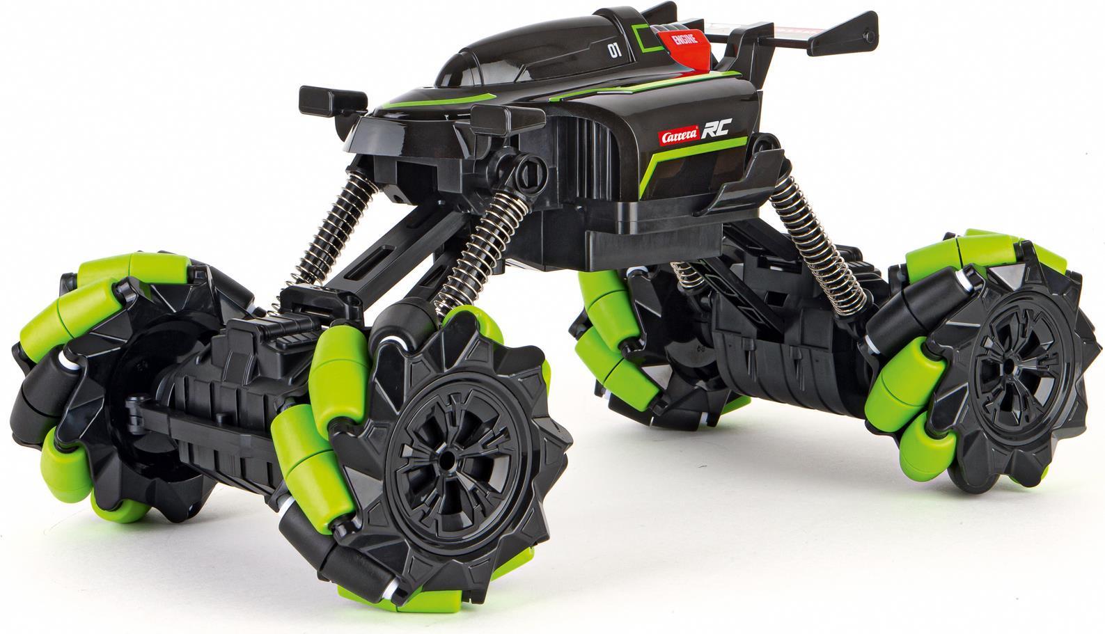 Auto RC Drift nero verde 1 16