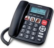 Emporia KFT20 Telefono analogico Identificatore di chiamata Nero
