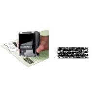 Trodate Data Protection Stamp Prenty 4912, auto -colore eco -black, incluso il cuscino di francobollo nero, -1 pezzo (66953)