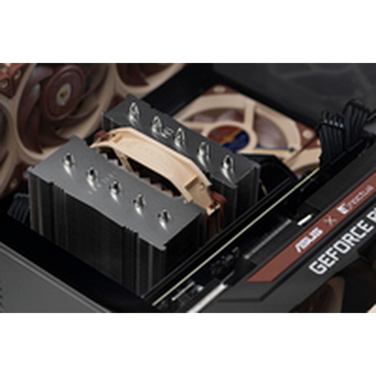Noctua NH-D12L sistema di raffreddamento per computer Processore Raffreddatore d'aria Alluminio, Beige, Marrone (Noctua NH-D12L
