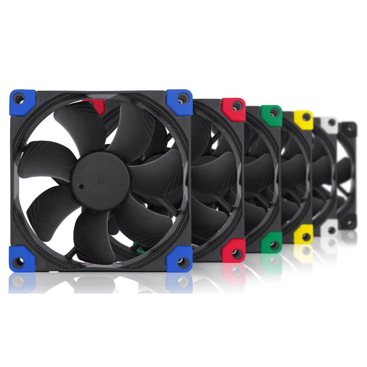 Noctua NF-A8 PWM CH.BK.S sistema di raffreddamento per computer Case per computer Ventilatore 8 cm Nero (Noctua NF-A8 PWM Chrom