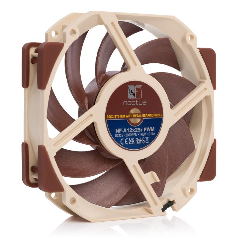 Noctua NF-A12X25R PWM ventola per case computer 12 cm beige - marrone (NF-A12x25r PWM)