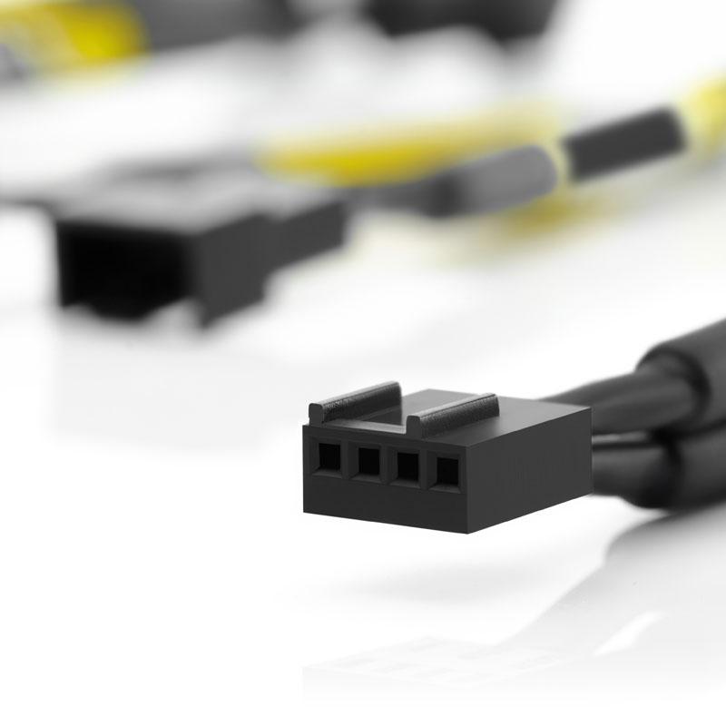 NA-SYC1 chromax.giallo Set cavi sdoppiatore a Y per ventole - giallo