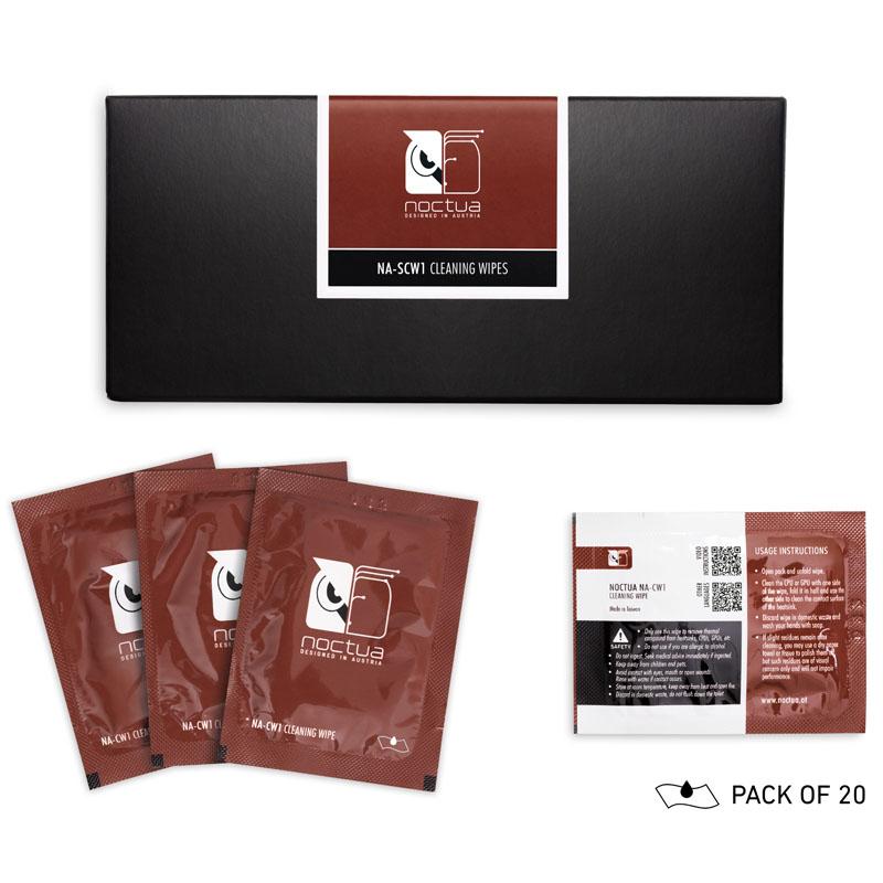 Noctua NA-SCW1 Thermal Paste Cleaning Wipes - 20 pieces