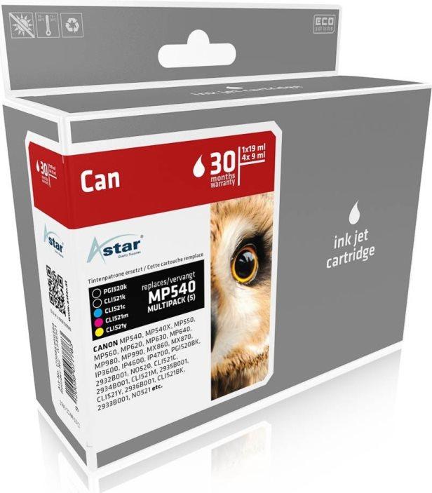 Astar 5 -Pack - nero, giallo, ciano, magenta