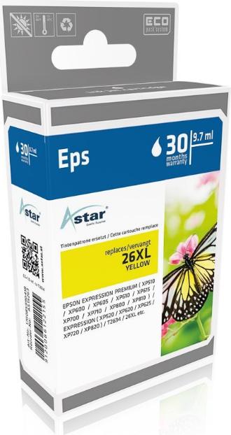 Astar - 97 ml - taglia XL - giallo - compatibile - cartuccia d'inchiostro (alternativa a Epson 26XL) - per Epson Expression Pre