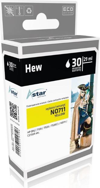 Astar - Yellow - Cartuccia inchiostro (corrisponde a HP 711) (AS15371)