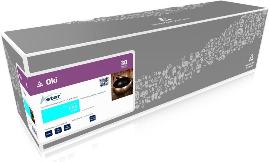 Ciano - compatibile - cartuccia toner - per Oki MC160N