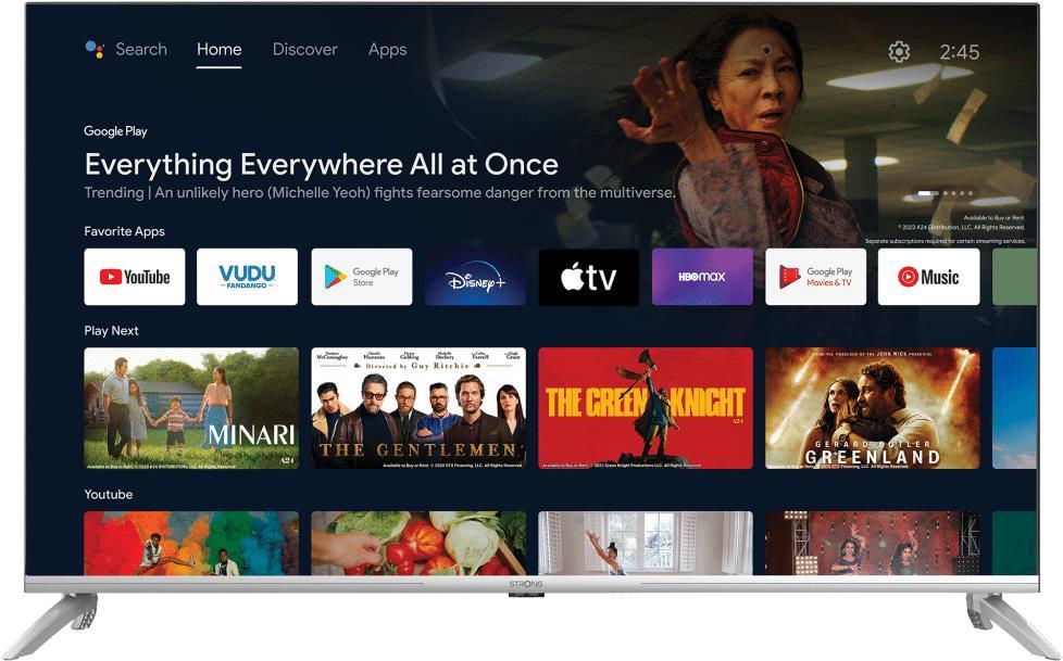 TV 43 STRONG LED 4K SMART HDMI/USB T2