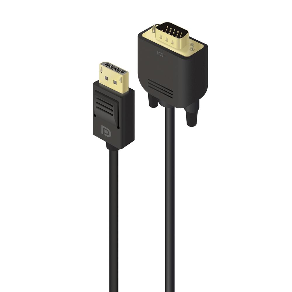 ALOGIC DP-VGA-02-MM cavo di segnale 2 m Nero