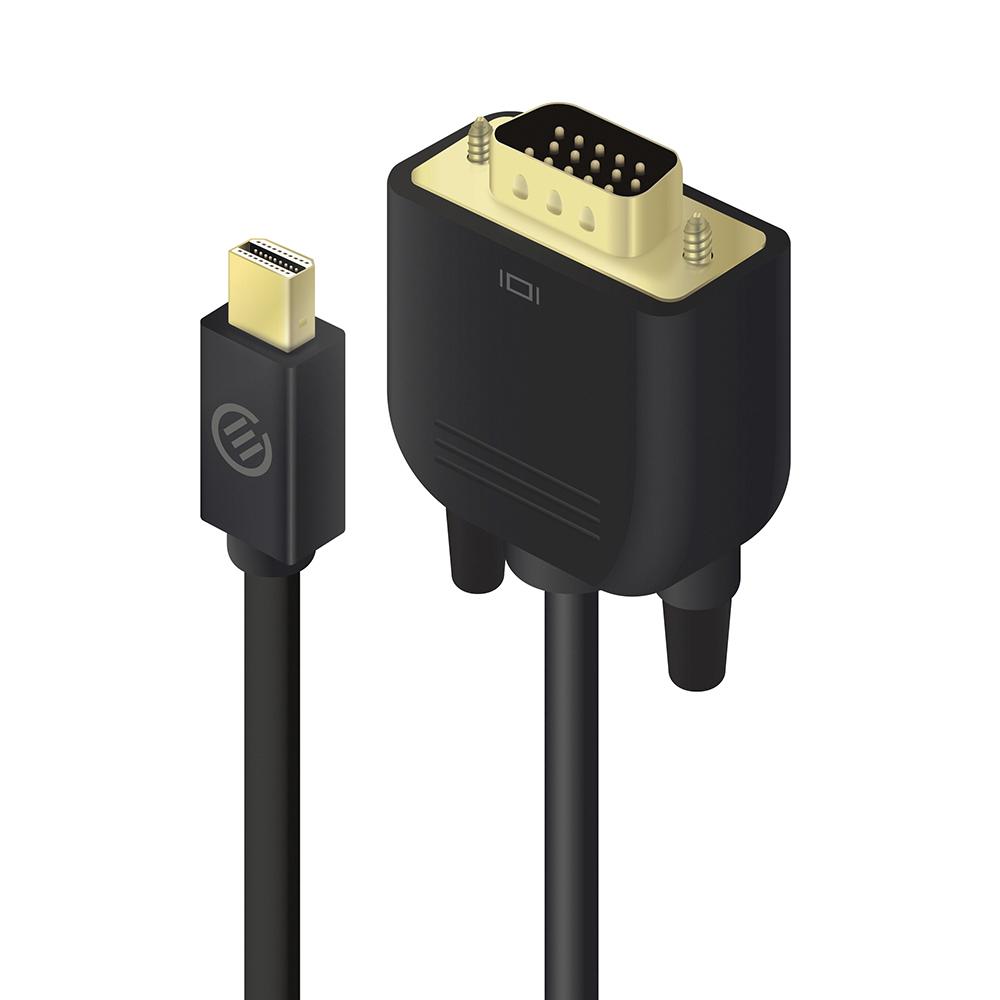 ALOGIC MDP-VGA-02-MM cavo di segnale 2 m Nero (ALOGIC SMARTCONNECT 2M MINI - DISPLAYPORT TO VGA CABLE - MALE)