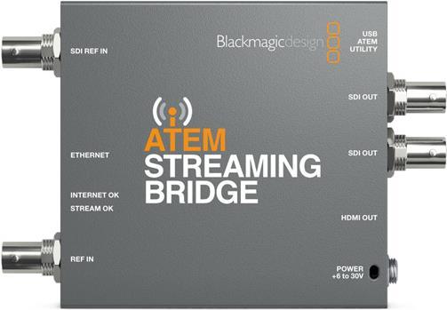 Blackmagic Design Breath Streaming Bridge - Convertitore video attivo - Grigio - Windows 10 - Windows 8.1 - Mac OS X 10.14 Moja
