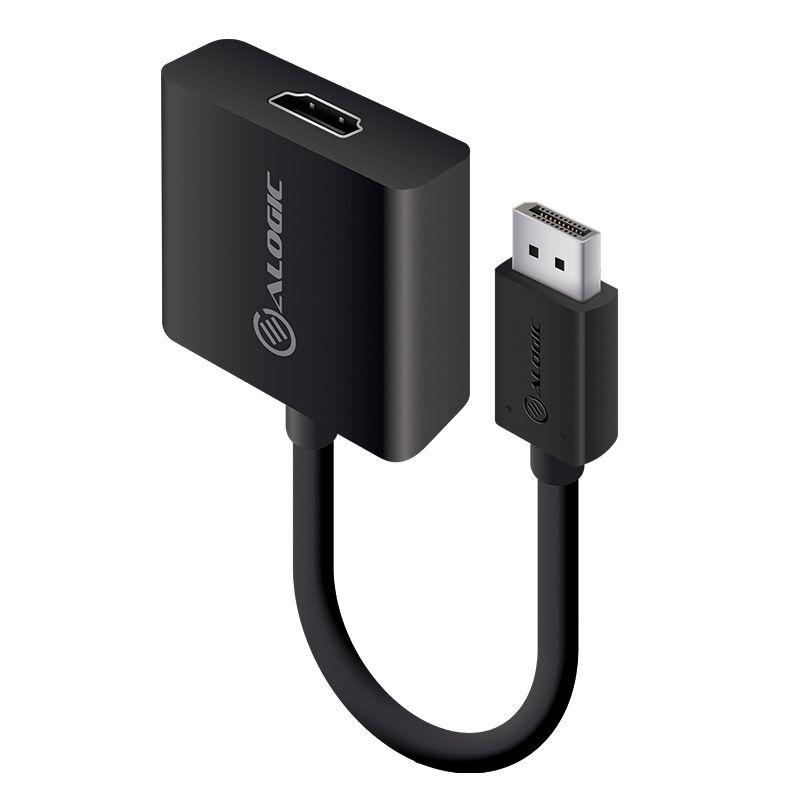 ALOGIC DPLC-HD4KAC cavo e adattatore video 02 m DisplayPort HDMI Nero (ALOGIC 20CM ACTIVE DISPLAYPORT - 1.2 TO HDMI ADAPTER-MAL