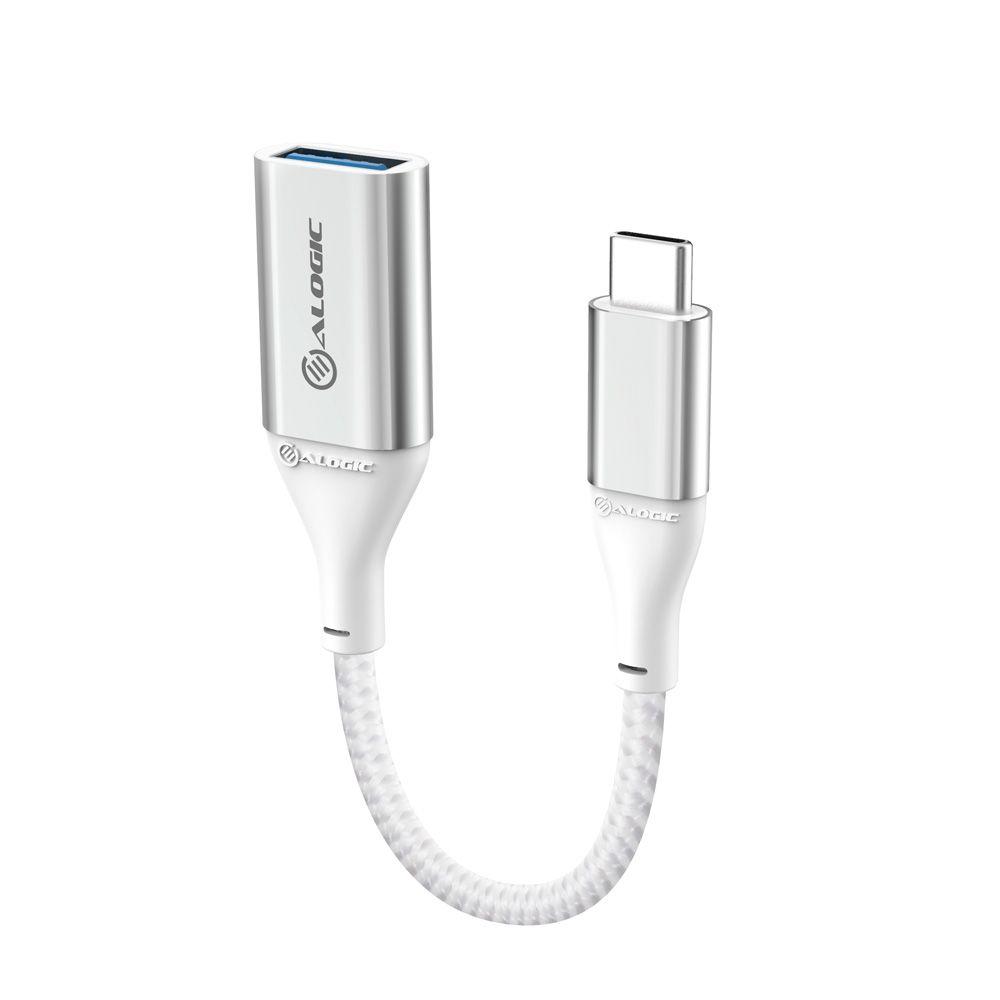 ALOGIC ULCAA-SLV cavo USB 015 m USB 3.2 Gen 1 3.1 Gen 1 USB C USB A Argento (ALOGIC 15CM SUPER ULTRA USB-C - TO USB-A ADAPTER -