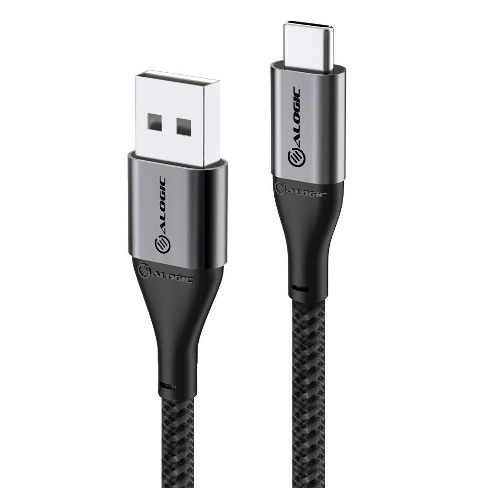 ALOGIC ULCA21.5-SGR cavo USB 15 m USB 2.0 USB A USB C Grigio (ALOGIC SUPER ULTRA USB 2.0 - USB-C TO USB-A CABLE - 1.5M - 3A)