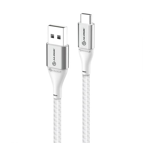 ALOGIC ULCA203-SLV cavo USB 3 m USB 2.0 USB A USB C Argento (3M SUPER ULTRA USB 2.0 USB-C TO - USB-A USB 2.0 CABLE SILVER)