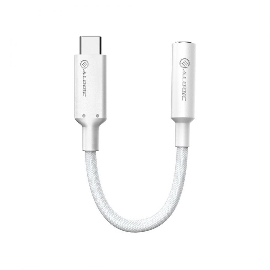 ALOGIC ELPC35A-WH adattatore per inversione del genere dei cavi USB C 3.5mm Bianco (ALOGIC ELEMENTS PRO 10CM USB-C - TO 3.5MM A