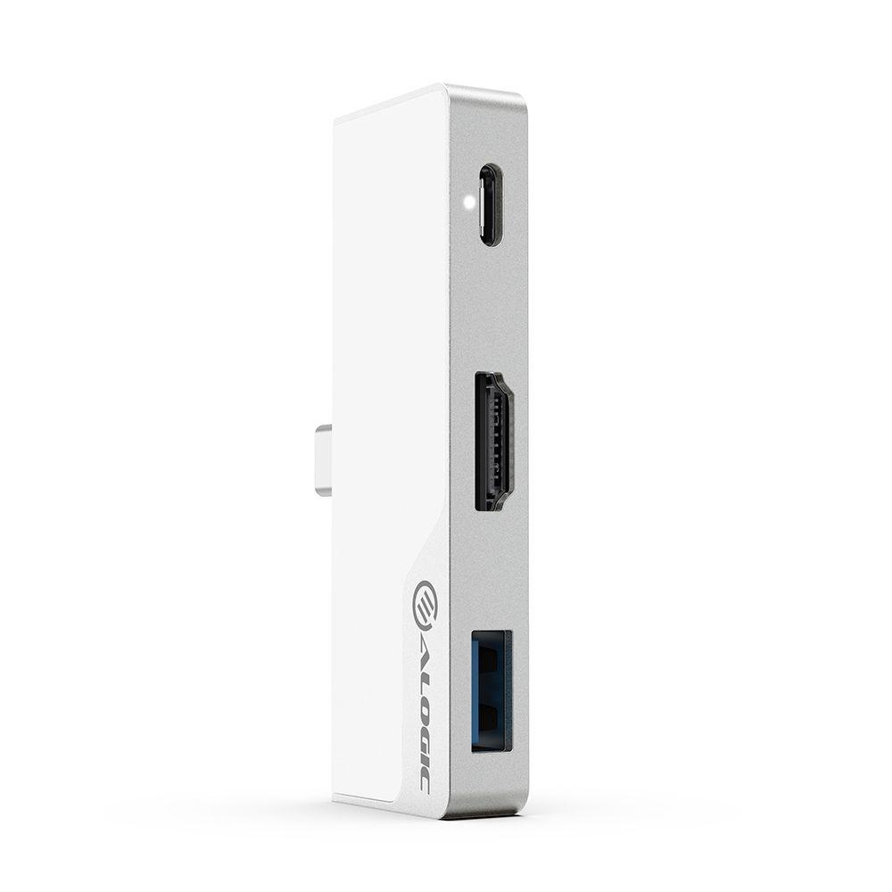 ALOGIC ULDNAMN-UA-SLV replicatore di porte e docking station per laptop Argento (ALOGIC USB-C DOCK NANO MINI - WITH USB-A SILVE