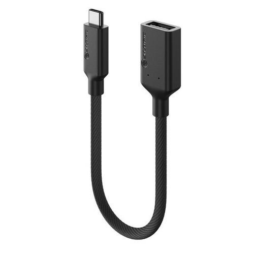 ALOGIC ELPCAA-BK cavo USB USB 3.2 Gen 1 3.1 Gen 1 USB A USB C Nero (ALOGIC ELEMENTS PRO USB-C TO - USB-A ADAPTER - MALE TO FEMA