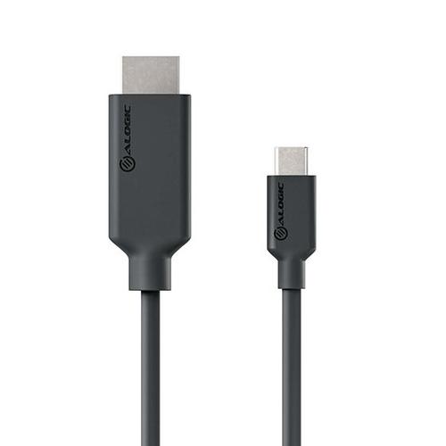 ALOGIC EL2UCHD-01 cavo e adattatore video 1 m USB tipo-C HDMI Nero (ELEMENTS USB-C TO HDMI CABLE - WITH 4K SUPPORT - MALE TO MA