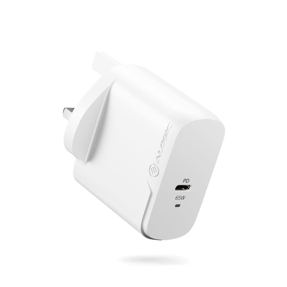 ALOGIC 1X65 Universale Bianco AC Interno (1X65 Rapid Power 65W GaN Charger 1Year warranty)
