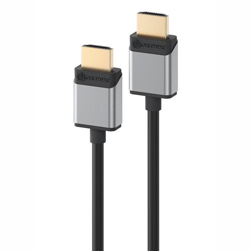 ALOGIC SSULHD01-SGR cavo HDMI 1 m HDMI tipo A Standard Nero (SLIM SUPER ULTRA HDMI TO HDMI - CABLE MALE TO MALE 1M 8K 60HZ)