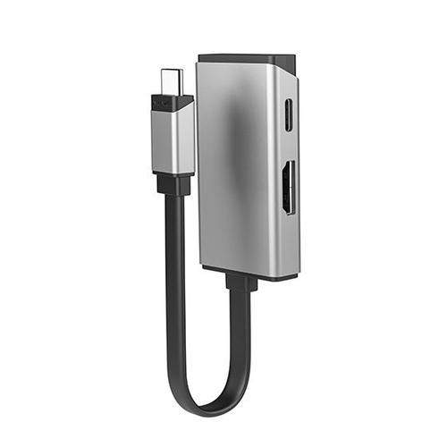ALOGIC ULCHDPD-SGR replicatore di porte e docking station per laptop USB 3.2 Gen 1 3.1 Gen 1 Type-C Argento (ALOGIC MAGFORCE DU