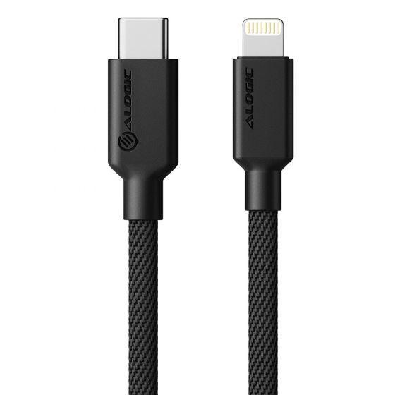 ALOGIC ELPC8P02-BK cavo per cellulare Nero 2 m USB C Lightning (ALOGIC ELEMENTS PRO USB-C TO - LIGHTNING 2M CABLE - BLACK)