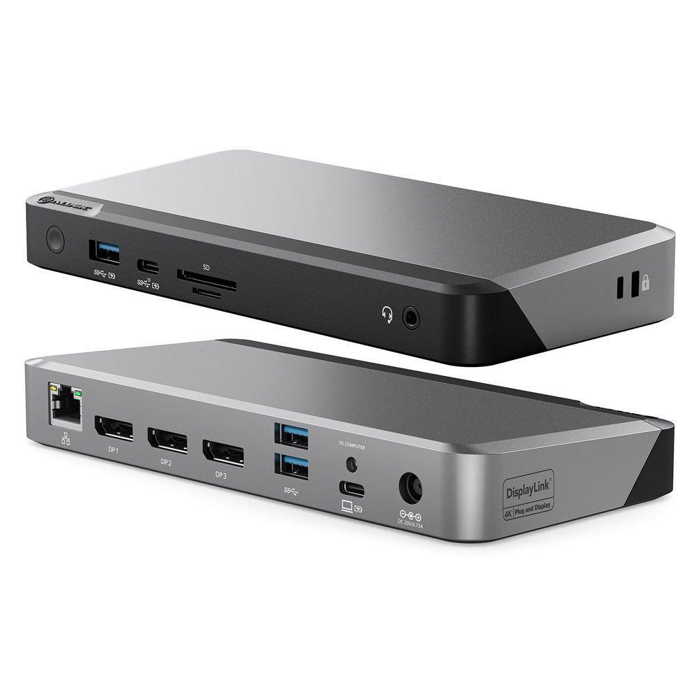 ALOGIC DX3 Cablato USB 3.2 Gen 1 (3.1 Gen 1) Type-C Nero, Grigio