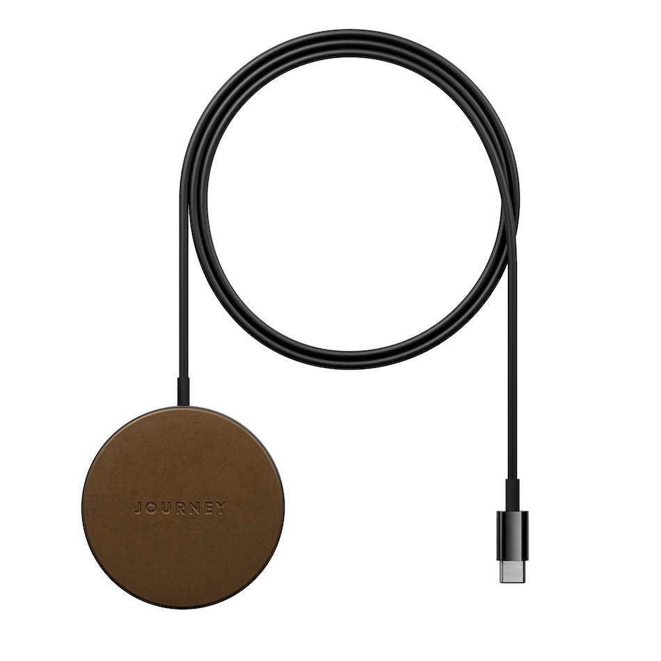 ALOGIC LWCMSDB Caricabatterie per dispositivi mobili Marrone Auto Interno (JOURNEY MAGSAFE COMPATIBLE - WIRELESS CHARGER - DARK