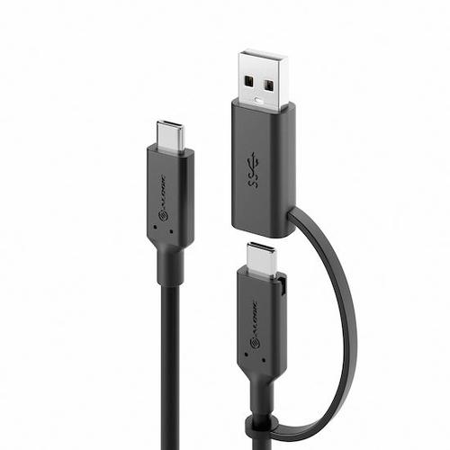 ALOGIC ELCCA3212-BK cavo USB 12 m USB 3.2 Gen 2 3.1 Gen 2 USB C Nero (ALOGIC ELEMENTS SERIES USB-C TO - USB-C CABLE WITH USB-A