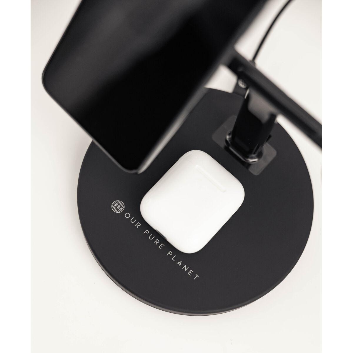 Our Pure Planet OPP128 Caricabatterie per dispositivi mobili Smartphone Nero dC Carica wireless Ricarica rapida Interno (3 IN 1