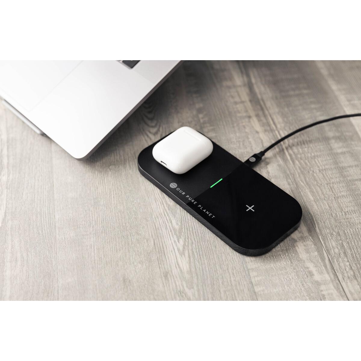 Our Pure Planet OPP131 Caricabatterie per dispositivi mobili Smartphone Nero dC Carica wireless Ricarica rapida Interno (WIRELE
