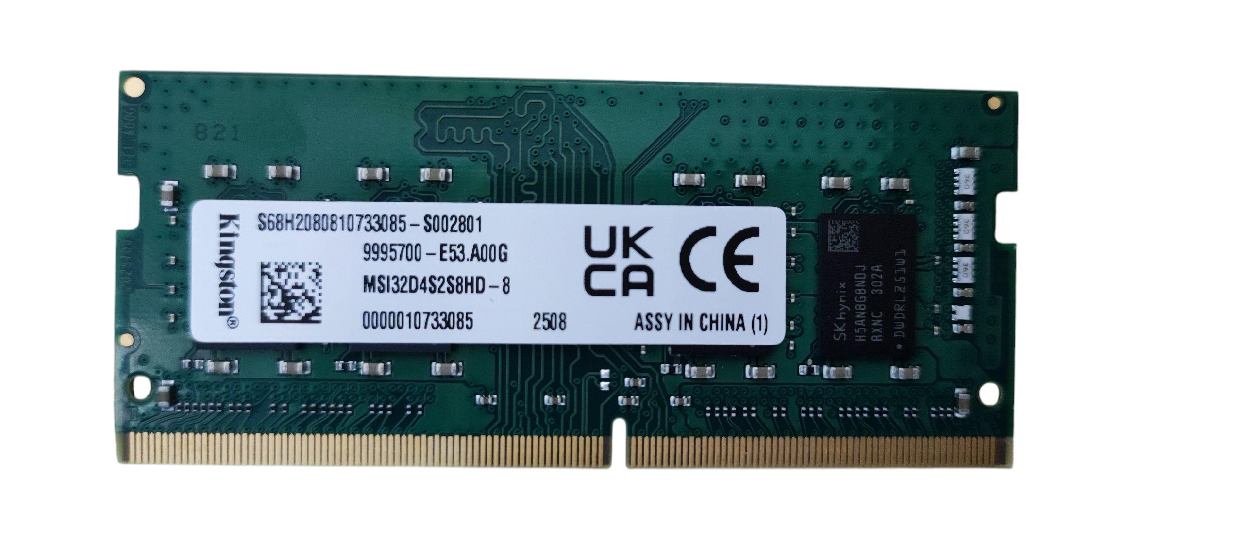 KINGSTON RAM 8GB SO-DDR4...