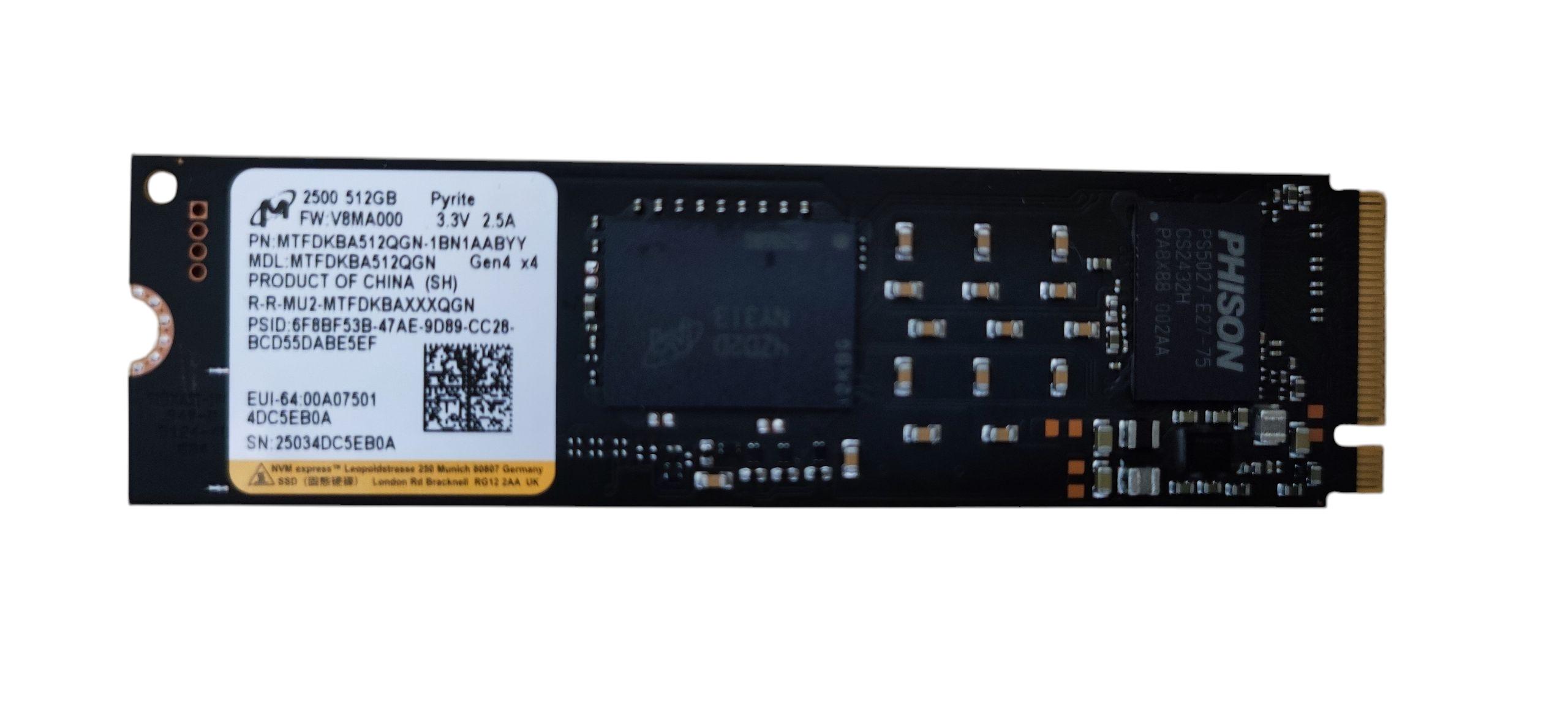MICRON SOLID STATE DRIVE...
