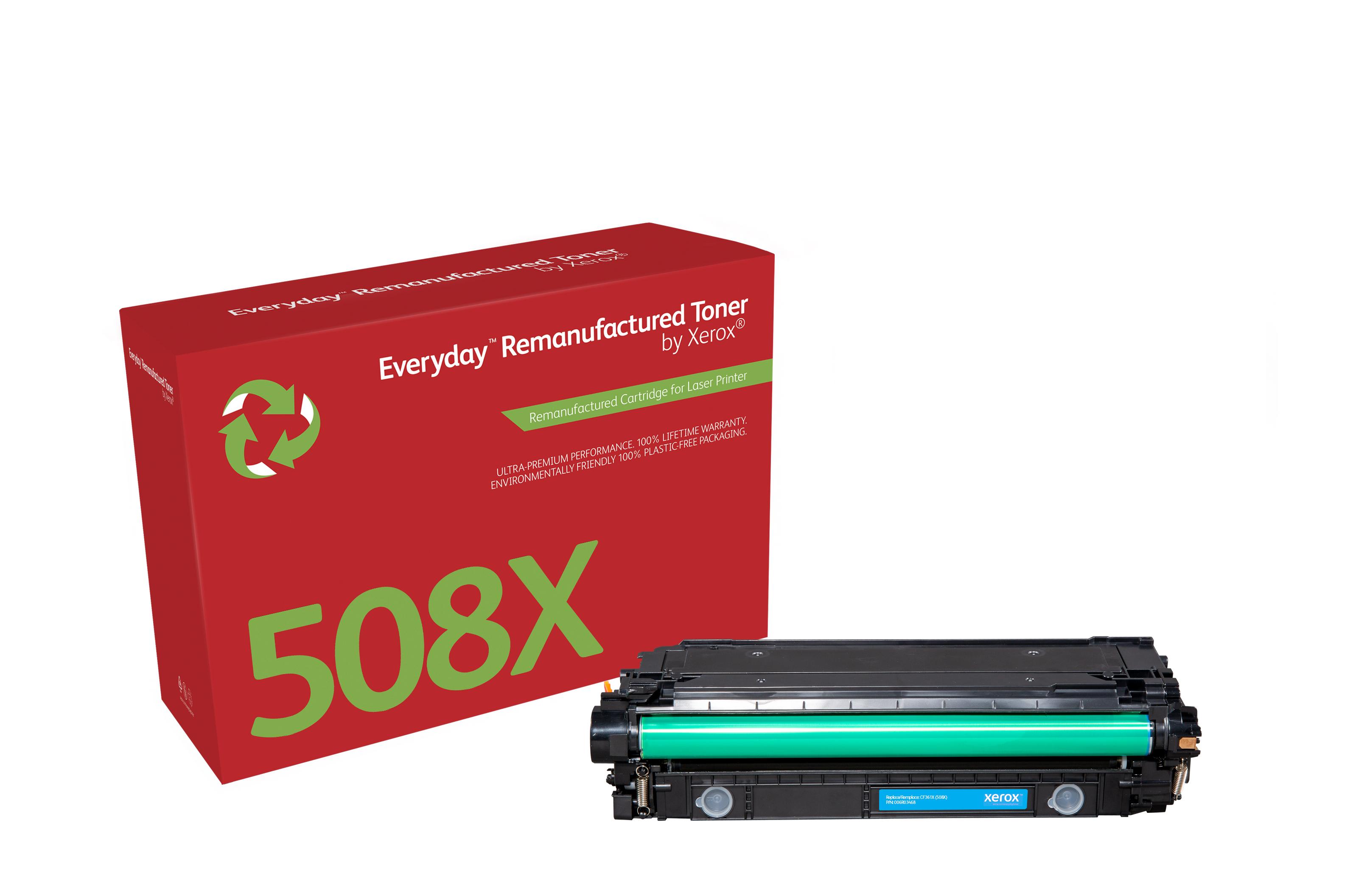 Everyday Toner rigenerato di Xerox Ciano compatibile con HP 508X (CF361X) High capacity