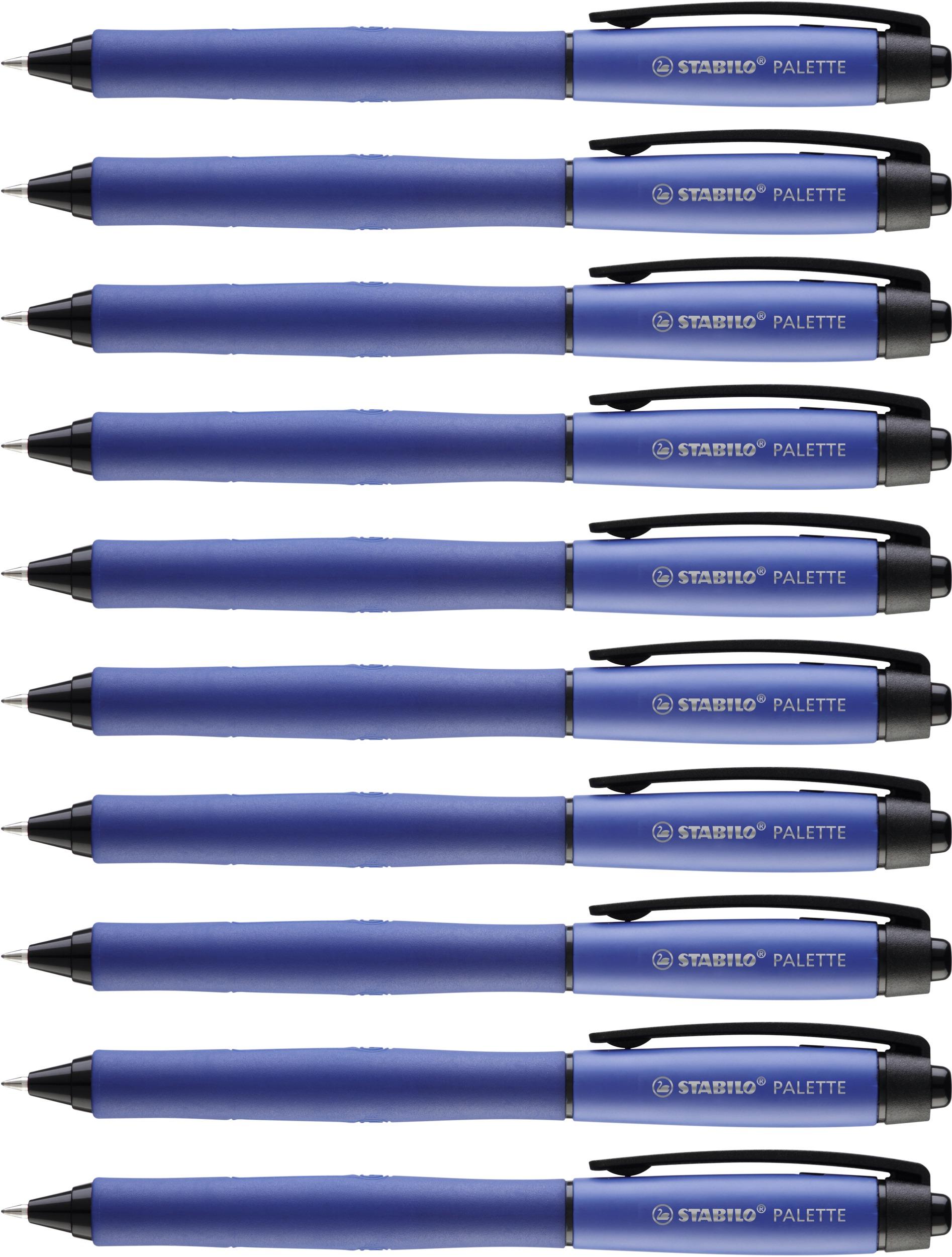 STABILO PALETTE Penna retrattile a clip 10 pz