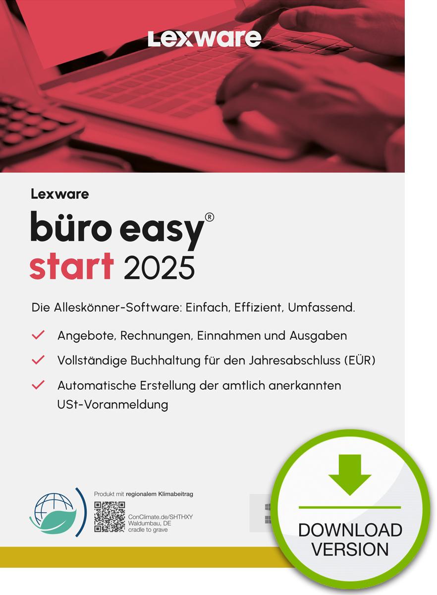 Lexware bro easy start 2025 "unbegrenzte Laufzeit" Download Contabilità