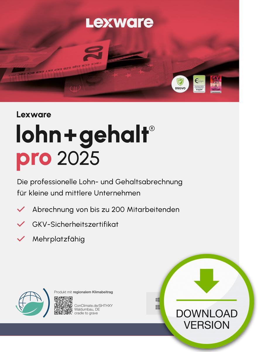 Lexware lohngehalt pro 2025"unbegrenzte Laufzeit" Download Contabilità