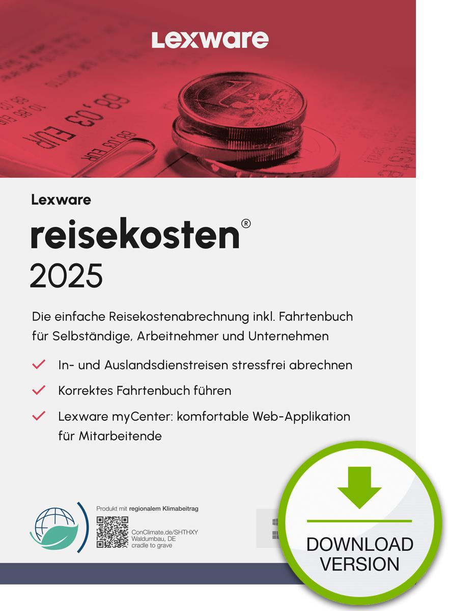 Lexware reisekosten 2025 Download Jahresversion (365-Tage) Contabilità 1 anno/i