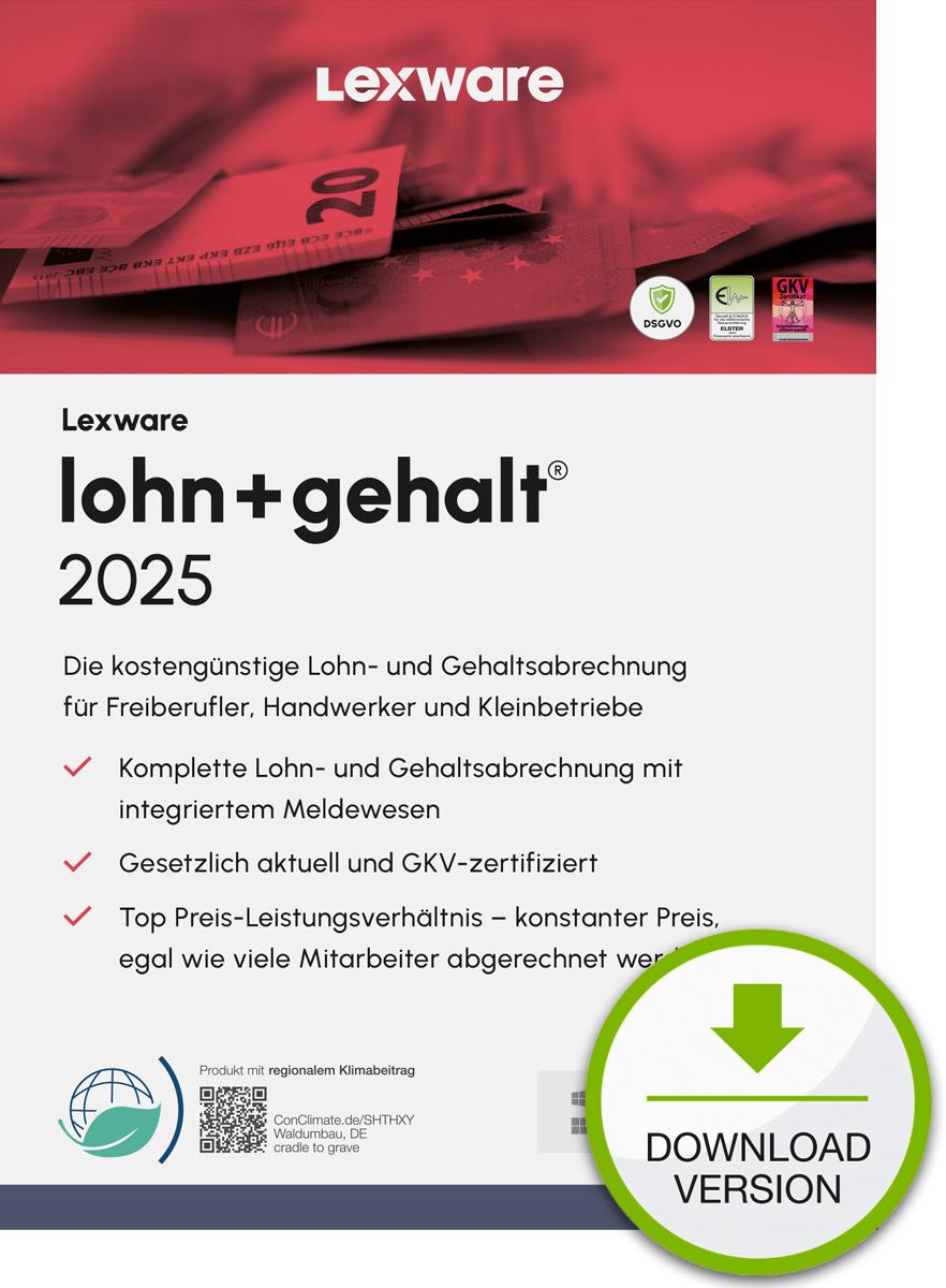 Lexware lohngehalt 2025...